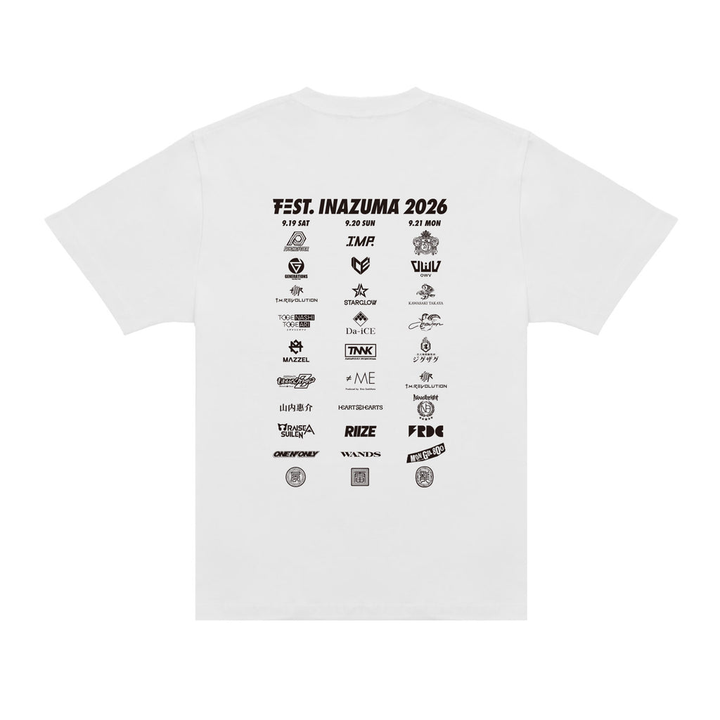 Tシャツ B（OFFICIAL LOGO）【WHITE】
