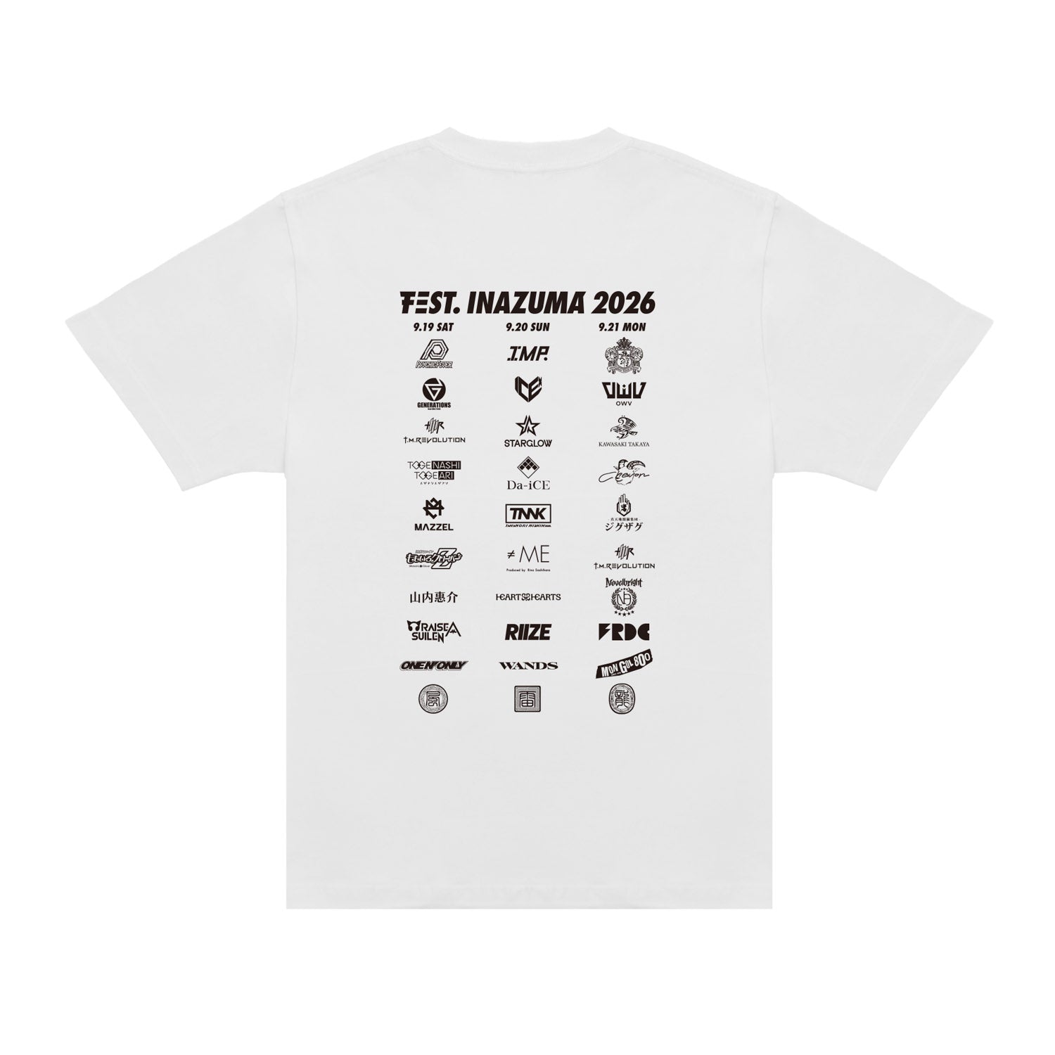 Tシャツ A（OFFICIAL LOGO）【WHITE】