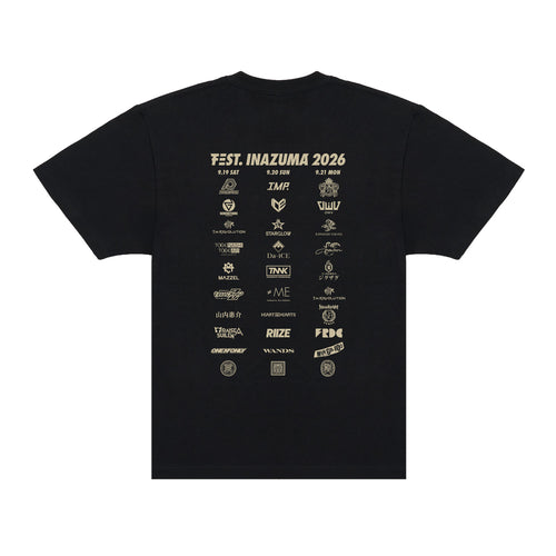 Tシャツ A（OFFICIAL LOGO）【BLACK】