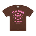 Tシャツ B（OFFICIAL LOGO）【BROWN】