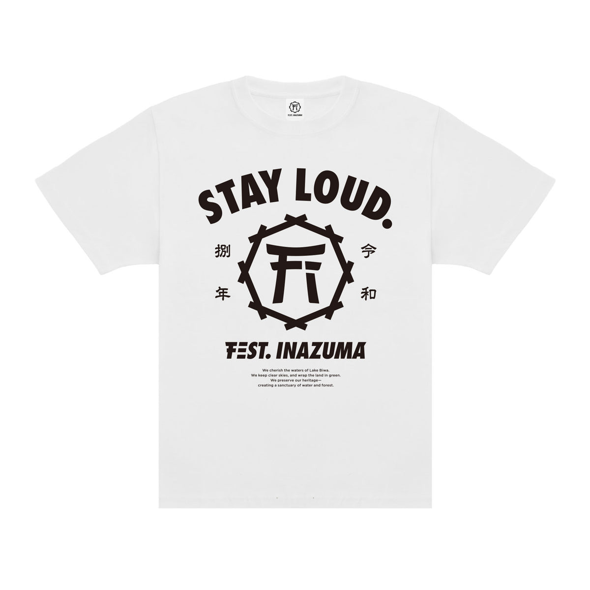 Tシャツ B（OFFICIAL LOGO）【WHITE】