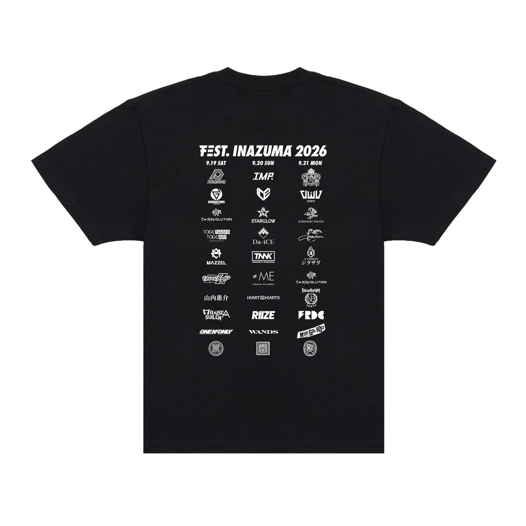 Tシャツ B（OFFICIAL LOGO）【BLACK】