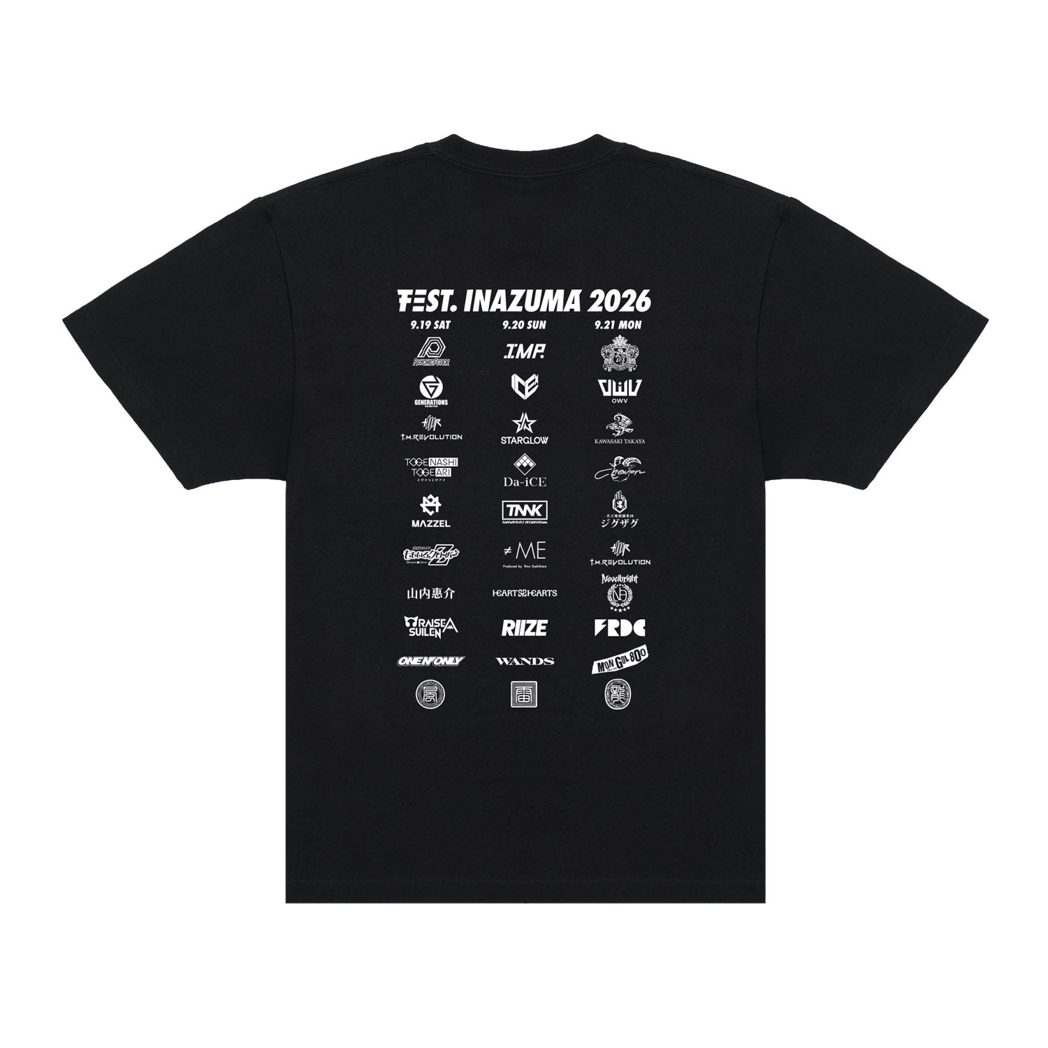 Tシャツ B（OFFICIAL LOGO）【BLACK】