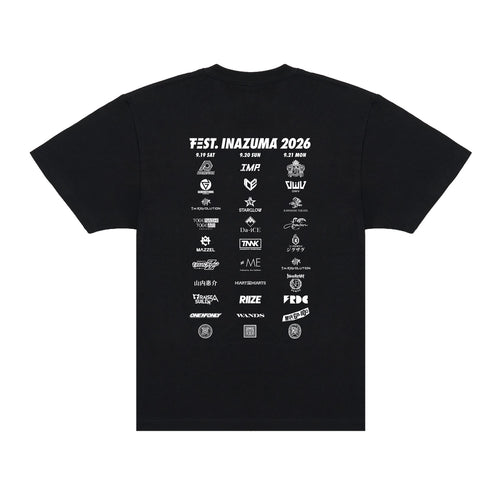 Tシャツ B（OFFICIAL LOGO）【BLACK】