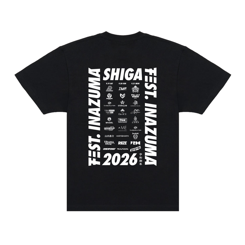 Tシャツ C（RAIJIN）【BLACK】