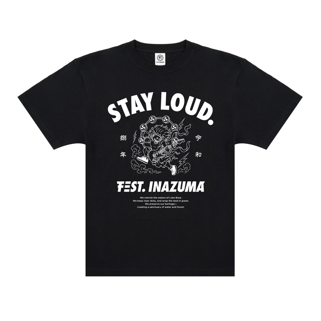 Tシャツ C（RAIJIN）【BLACK】