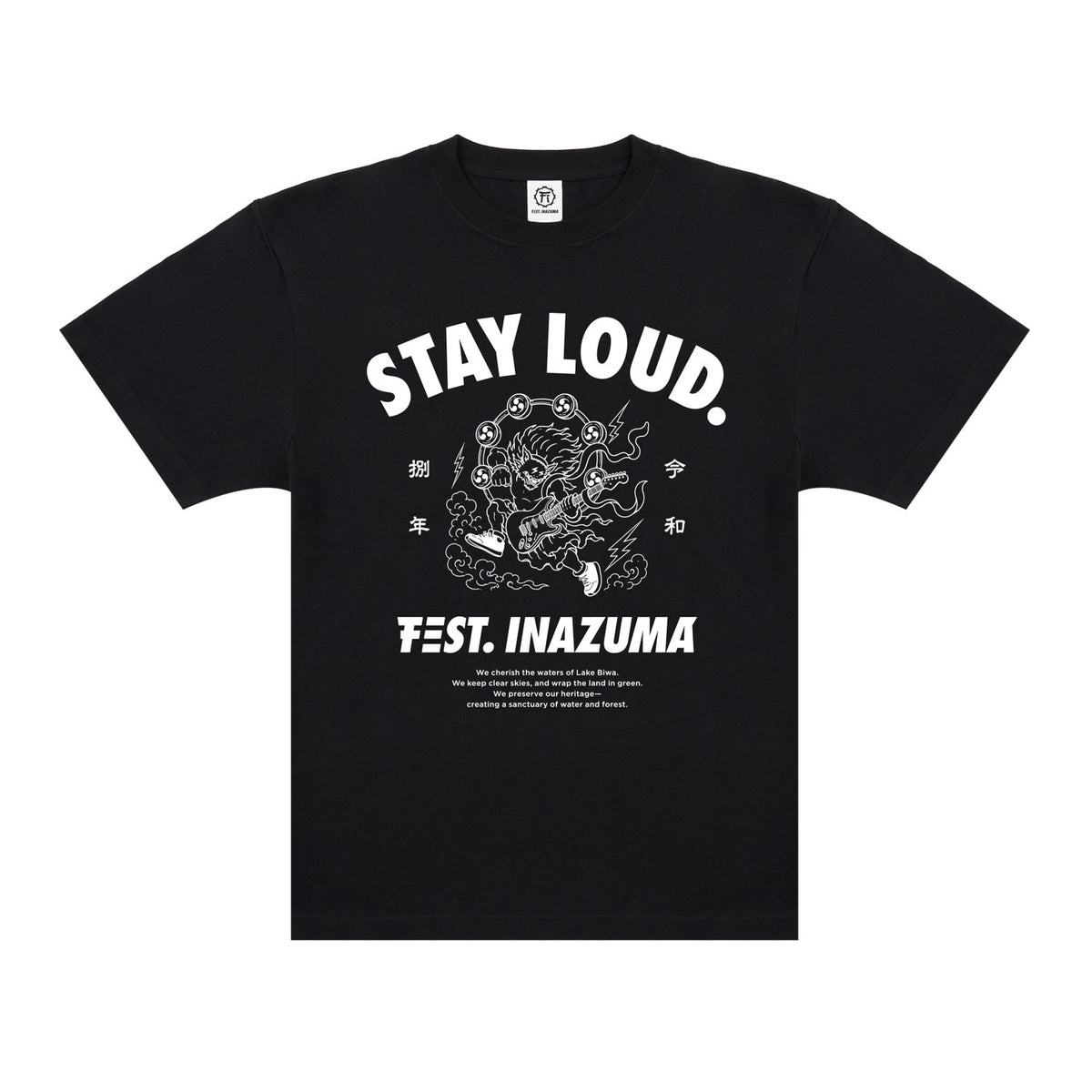 Tシャツ C（RAIJIN）【BLACK】