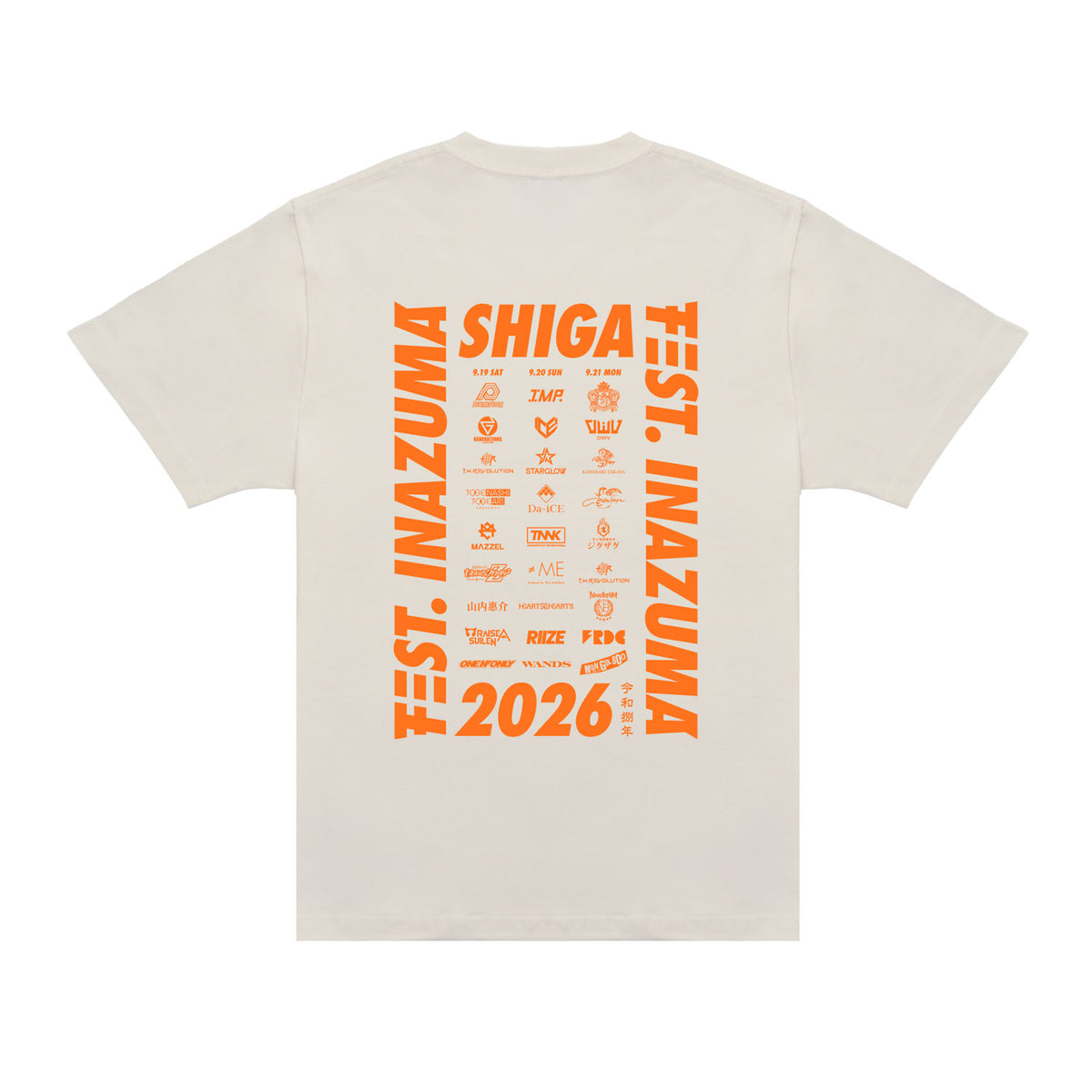 Tシャツ C（RAIJIN）【VANILLA】