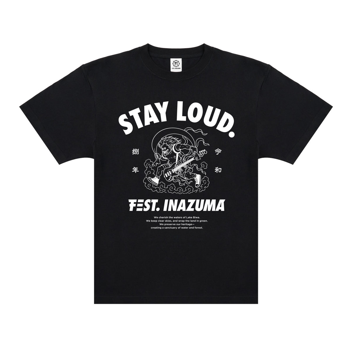 Tシャツ D（FUJIN）【BLACK】