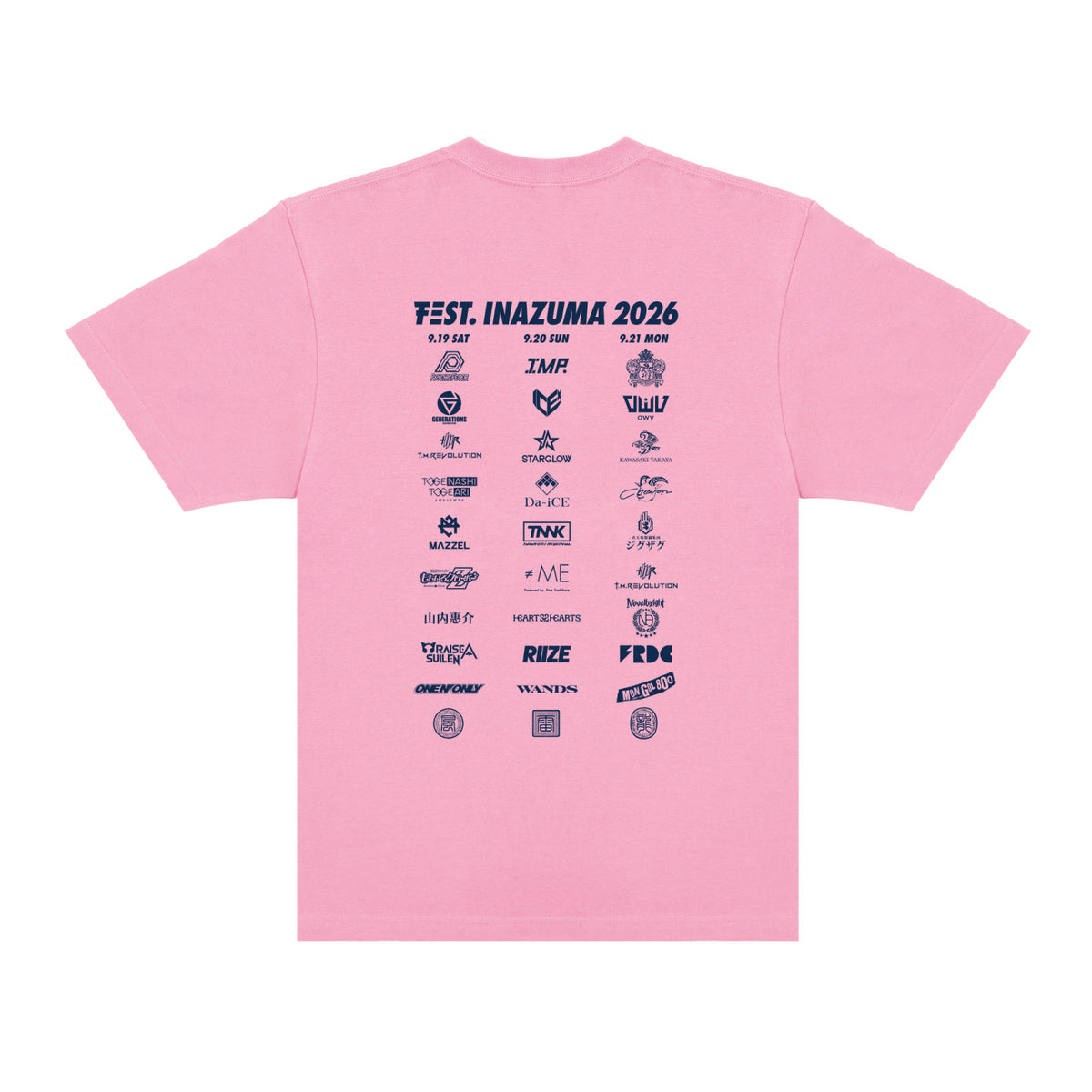 Tシャツ E 【PINK】