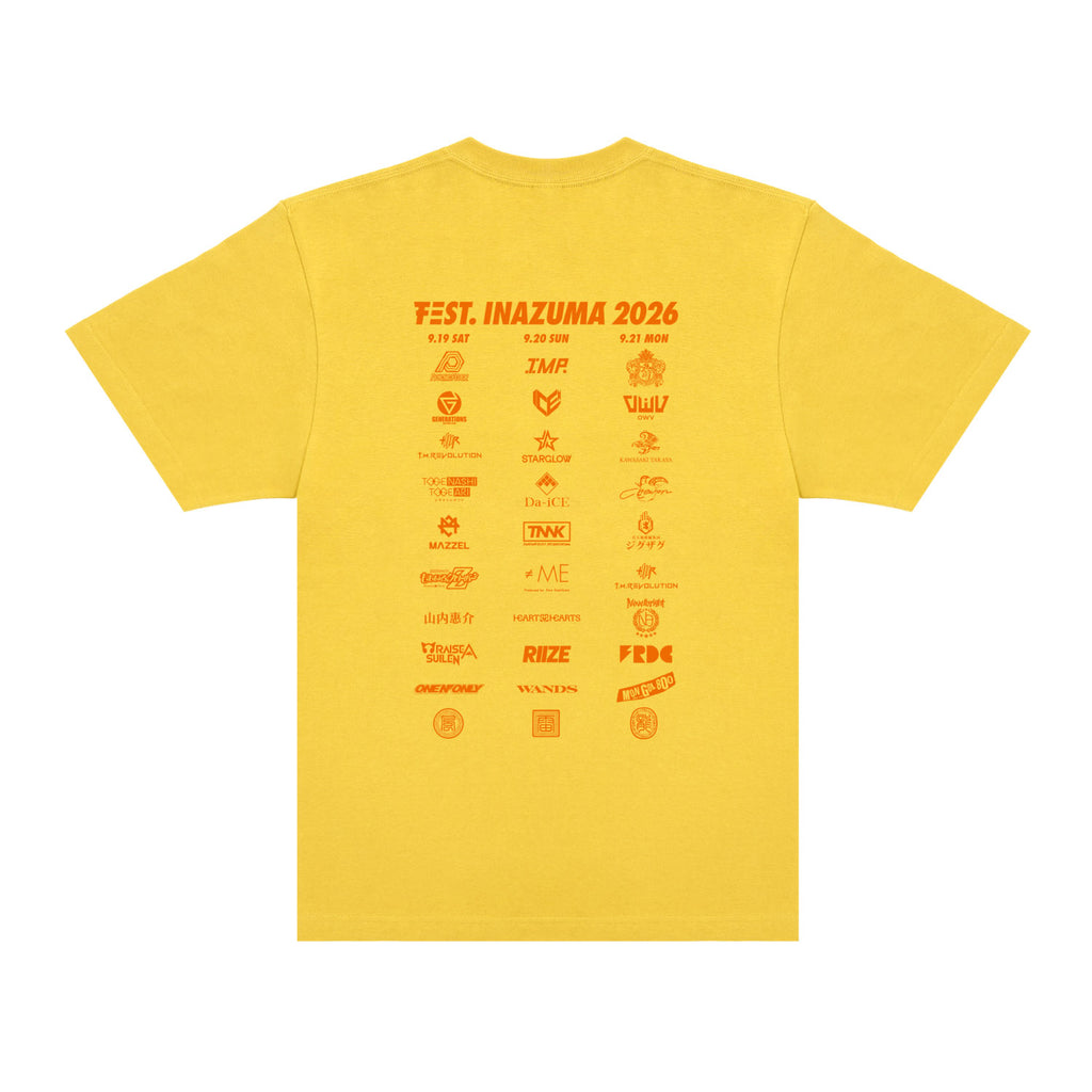 Tシャツ E 【YELLOW】