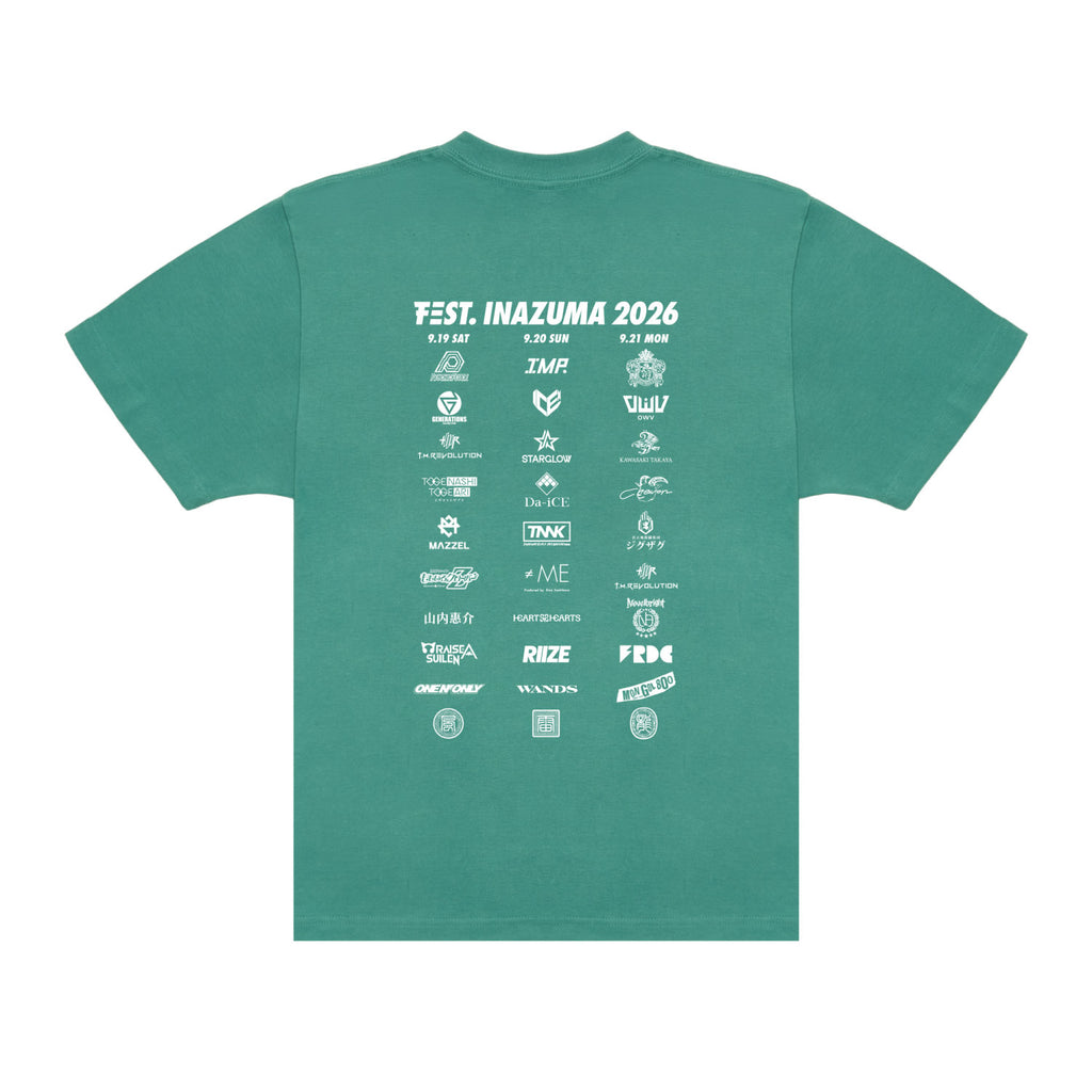 Tシャツ F 【HAZY GREEN】