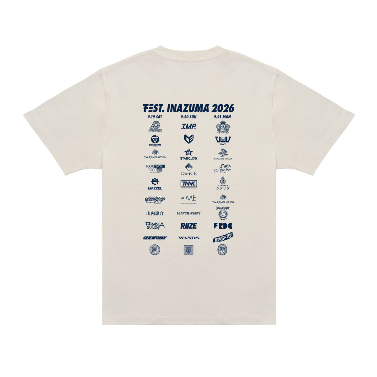 Tシャツ F 【VANILLA】
