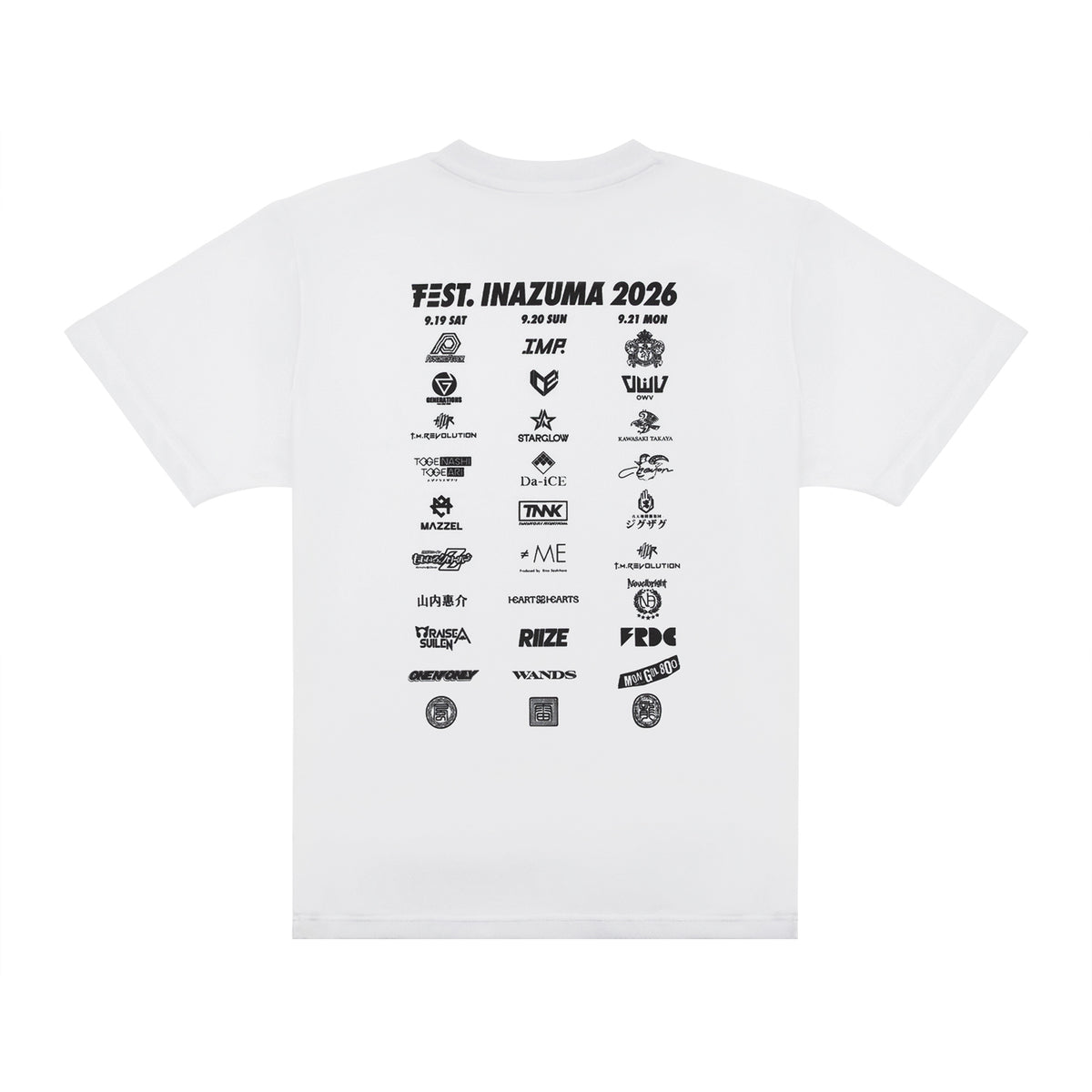 ドライスウェット Tシャツ【WHITE】